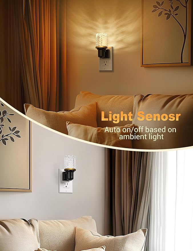 JandCase LED Night Light, Dimmable Night Lights Plug into Wall, Modern - Image 3