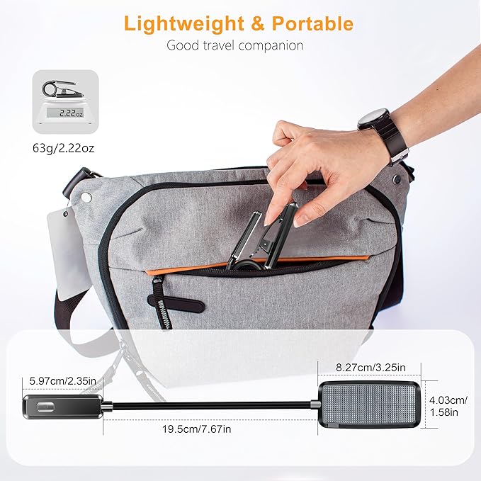 Gritin 9 LED Rechargeable Book Light - Image 8