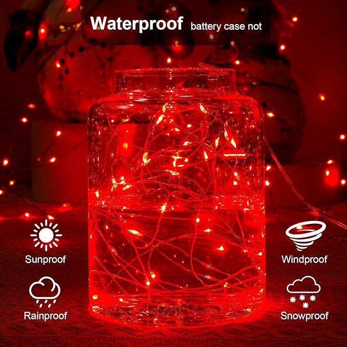 2 Pack 16.4ft Battery Operated String Lights - Image 6