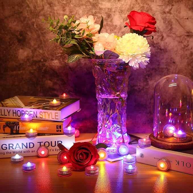 HL Submersible LED Lights, RGB Small LED Light, 100 Hours Waterproof Flameless - Image 2