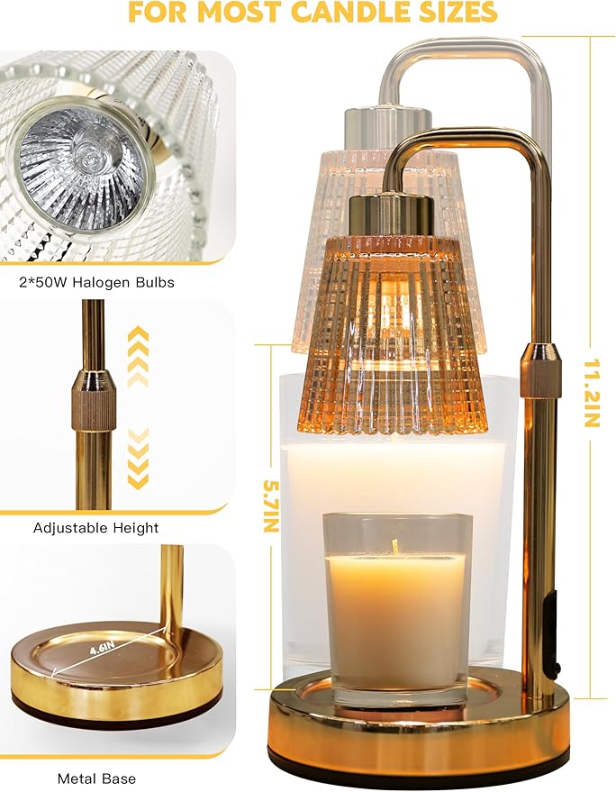 Candle Warmer Lamp with Timer Dimmable, Birthday Gifts - Image 6