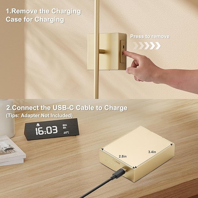 Removable Battery Operated Wall Sconces - Image 3