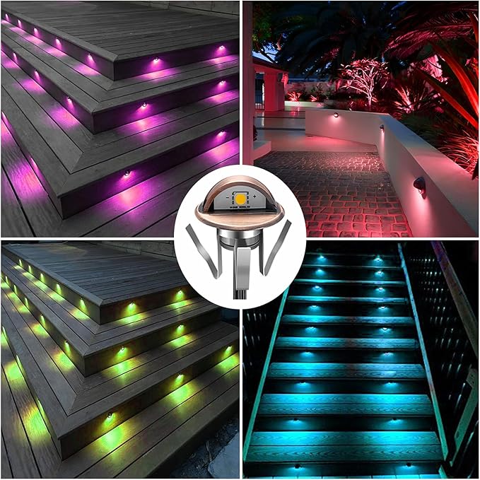 LED Stair Light Low Voltage Waterproof IP65 Outdoor F1.38 Wood 02W~0.4W - Image 3