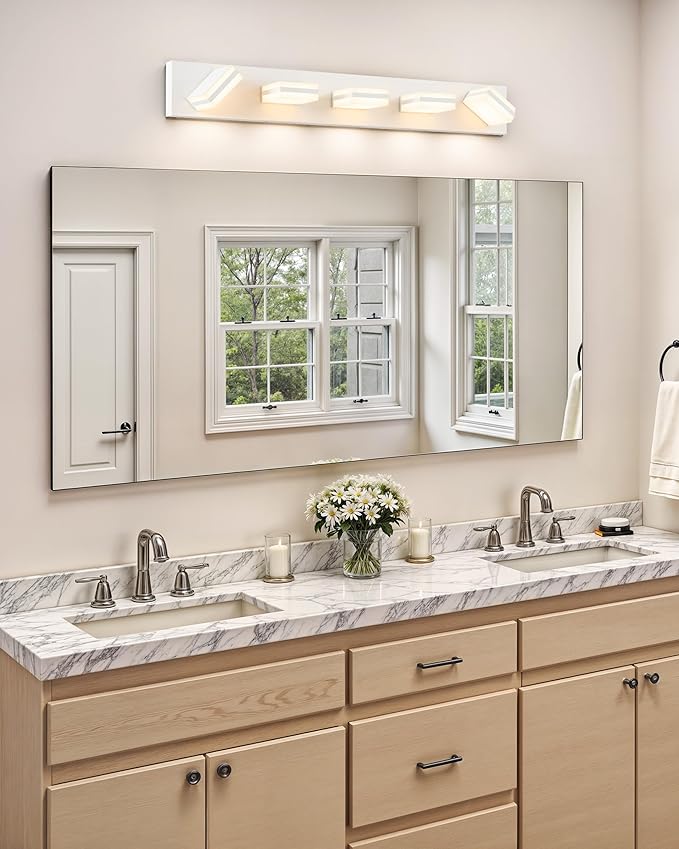 VONLUCE Bathroom Vanity Light Fixture, 5-Light Modern LED Vanity Light - Image 7