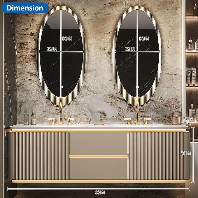 Double Sink Bathroom Vanity - Image 2