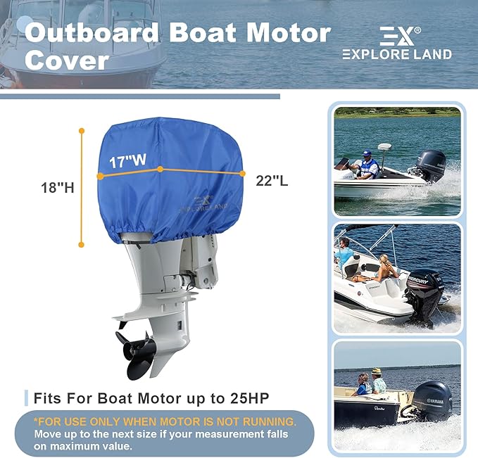 Explore Land Outboard Motor Cover - Image 4