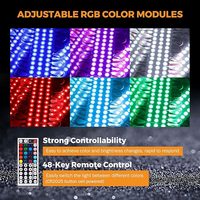 BEAMNOVA 50Ft Commercial RGB Storefront Light Kit - Image 5