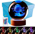 Large Axolotl Crystal Ball Night Light by Unknown