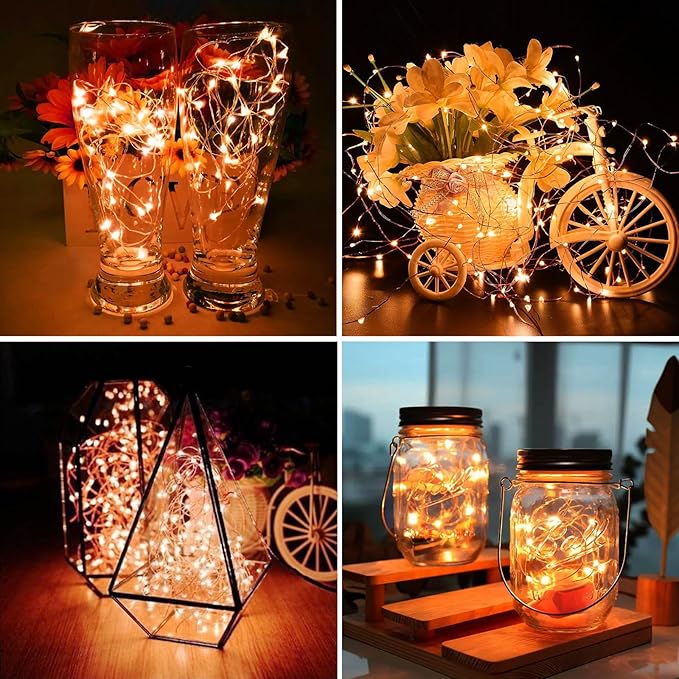 ZGWJ 24 Pack Halloween Fairy Lights Battery Operated, 7ft 20 Mini LED Halloween - Image 5