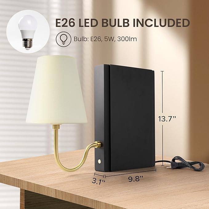 AELS Wooden Bookshelf Lamp - Image 3