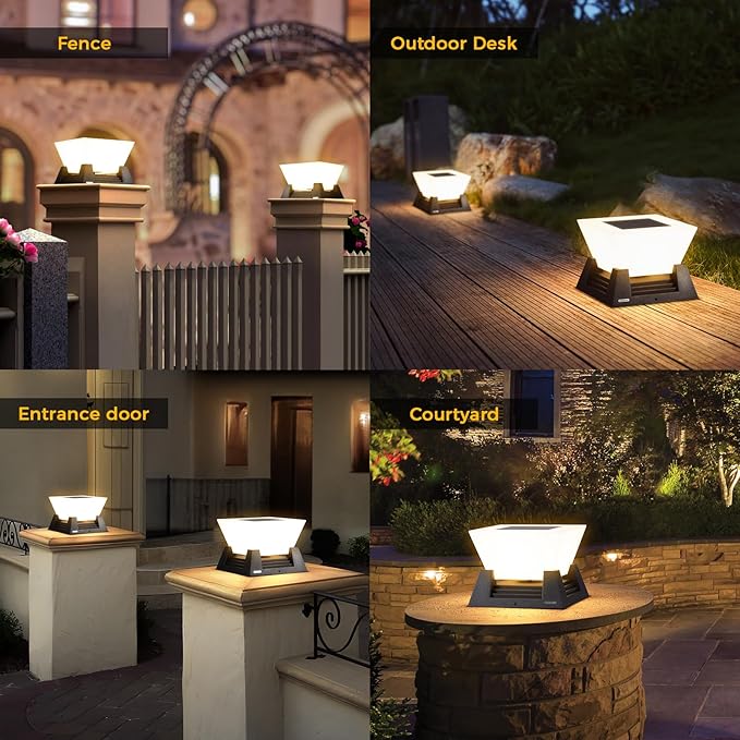 Outdoor Post Light, High Voltage Hardwired LED Pillar Lights, IP54 Waterproof - Image 6