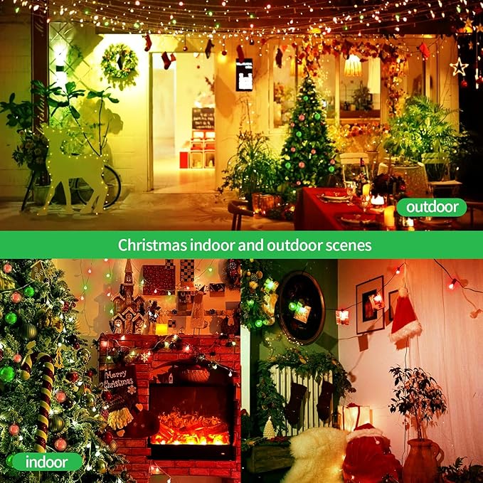 Red Green Light Bulbs -- 9W（60W Equivalent） E26 Base LED Colored Light Bulb - Image 5