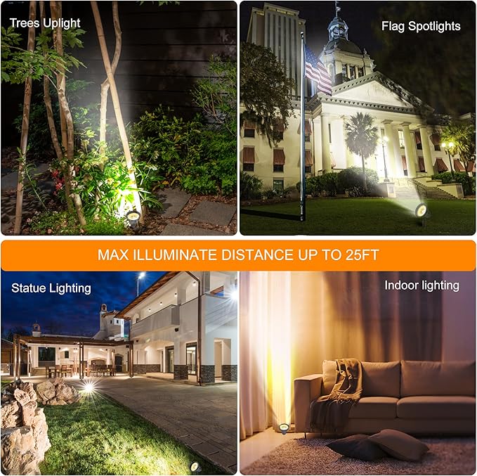 SUNLONG Solar Spotlights Outdoor Waterproof Bright Solar Wall Lights Led - Image 5