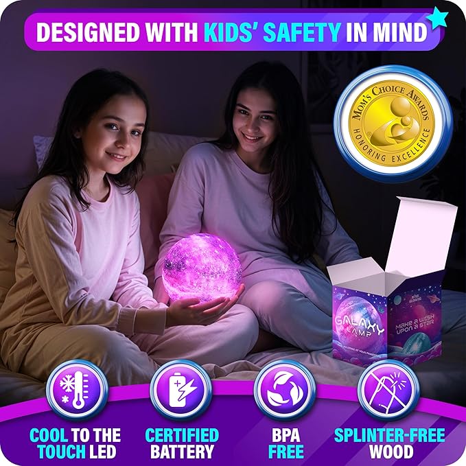 Mind-Glowing Galaxy Moon Lamp - Image 5