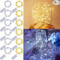 WATERGLIDE 12 Pack Fairy Lights Battery Operated, 7 ft 20 LED Mini String Lights by WATERGLIDE