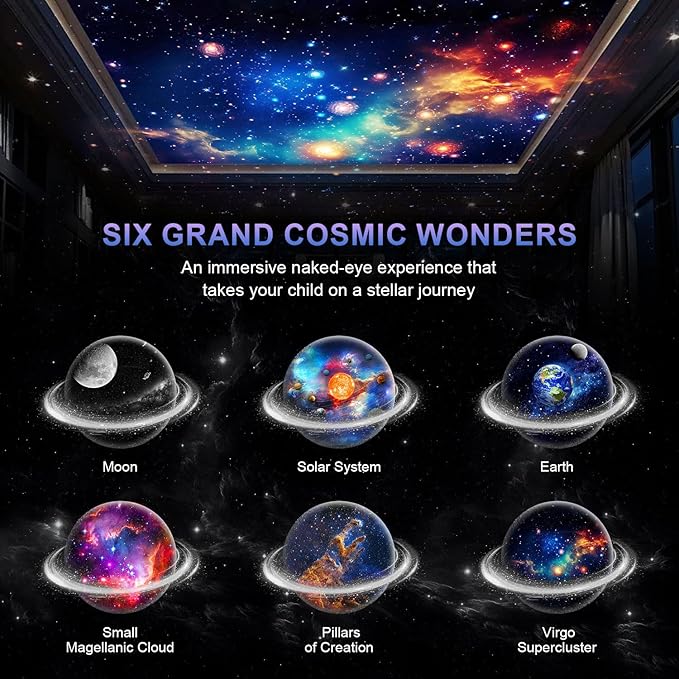 Star Light Projector Starry Night Light, Planetarium Galaxy Projector - Image 2
