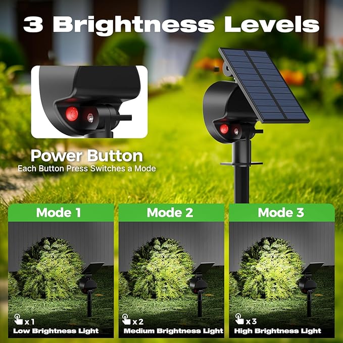 nipify 8 Pack Solar Spot Lights Outdoor Waterproof - Image 3