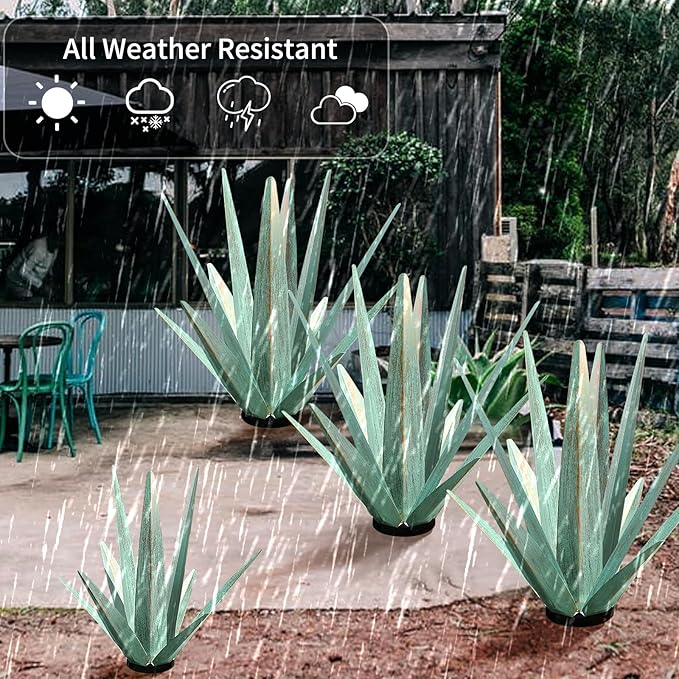 Large Tequila Rustic Sculpture, Rustic Metal Agave Plants - Image 5