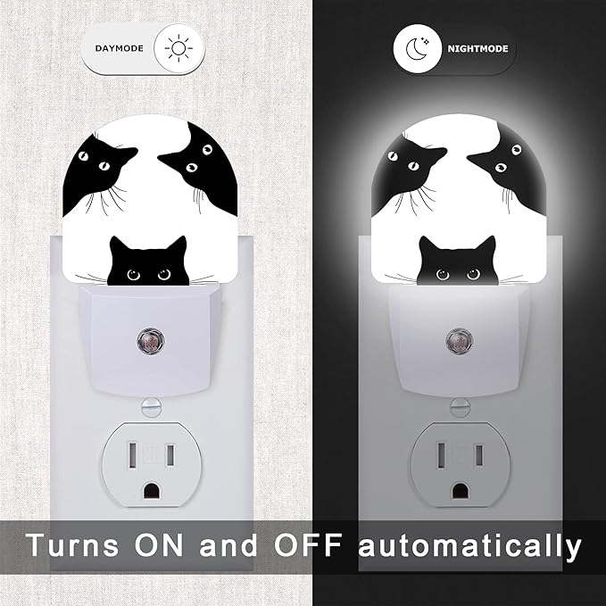 Cat Night Light, Dusk to Dawn Sensor LED Lamp 0.5W - Image 4