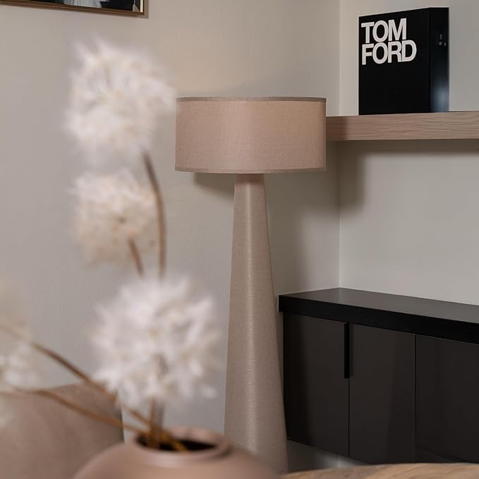 Floor Lamp - Branch and Wick – 59” Tall Standing Linen Lamp - Image 7