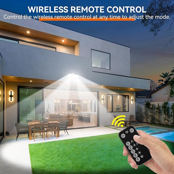 LED Security Lights Motion Sensor Outdoor Lights, 5000K Daylight, IP65 - Image 7