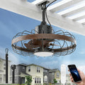 Outdoor Ceiling Fans with Light by StayCoolShineBright