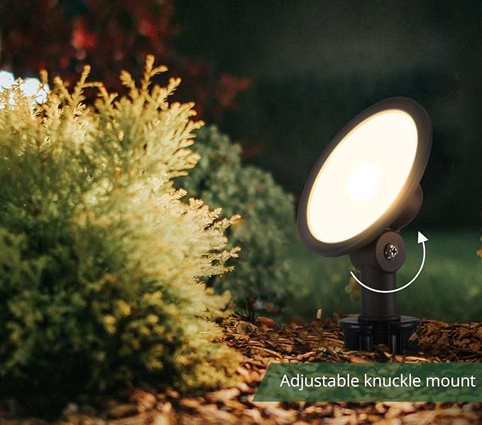 GKOLED 4-Pack Low Voltage LED Landscape Flood Light, 9-15V AC/DC Outdoor Wall - Image 5