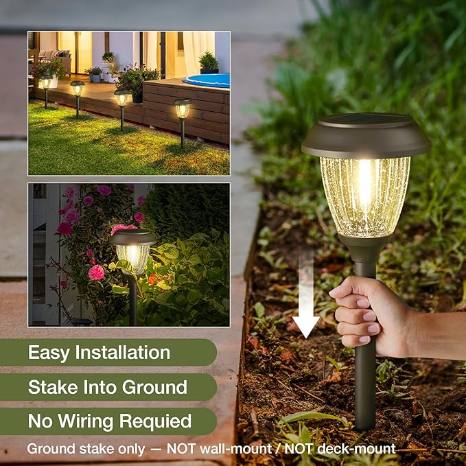 XMCOSY+ Solar Lights Outdoor 10/25 LM LED - Image 6
