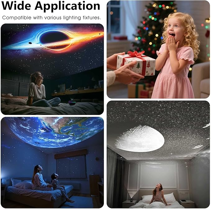 L LOHAS LED Galaxy Projector, Star Projector Planetarium Night Light, 13 in 1 - Image 7