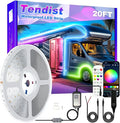 RV Awning LED Light Strip 20FT, 12V RGB Waterproof Underglow Led Light kit by Tendist