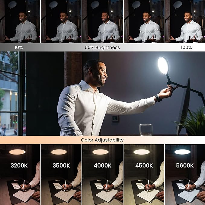 Lume Cube Edge Light 2.0 Bi-Color LED Desk Lamp - Image 7