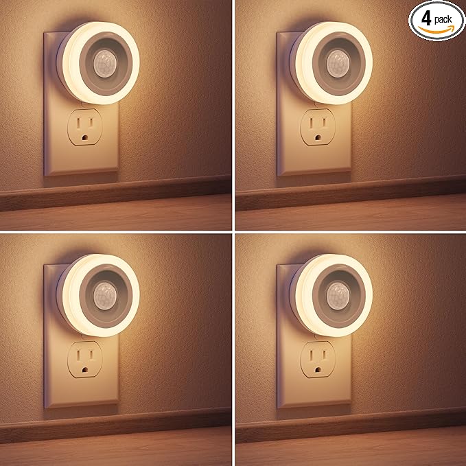 Briignite Motion Sensor Night Light, Night Lights Plug into Wall, Auto On/Off by WelcometoBriigniteenjoyyourshopping