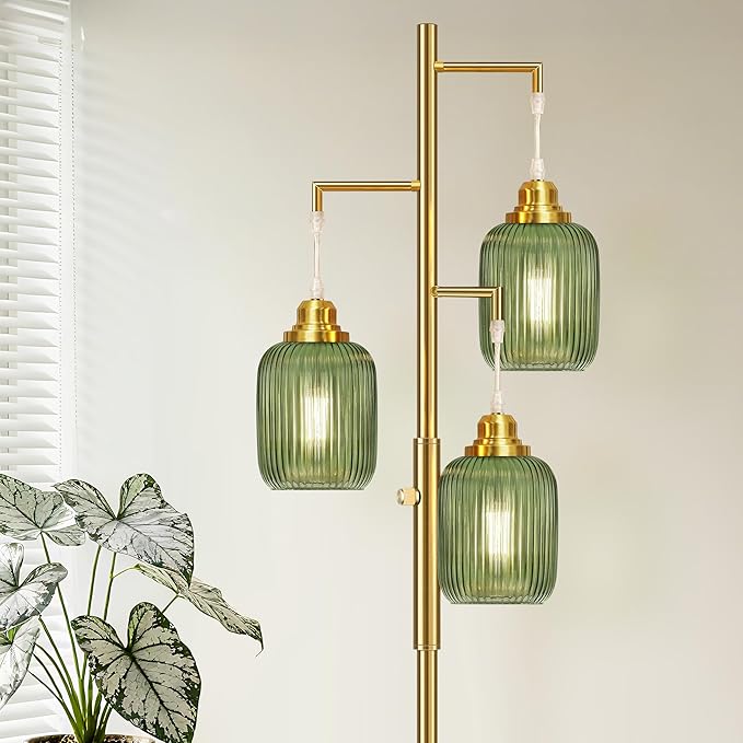 Rottogoon Dimmable Gold Floor Lamp - Image 7