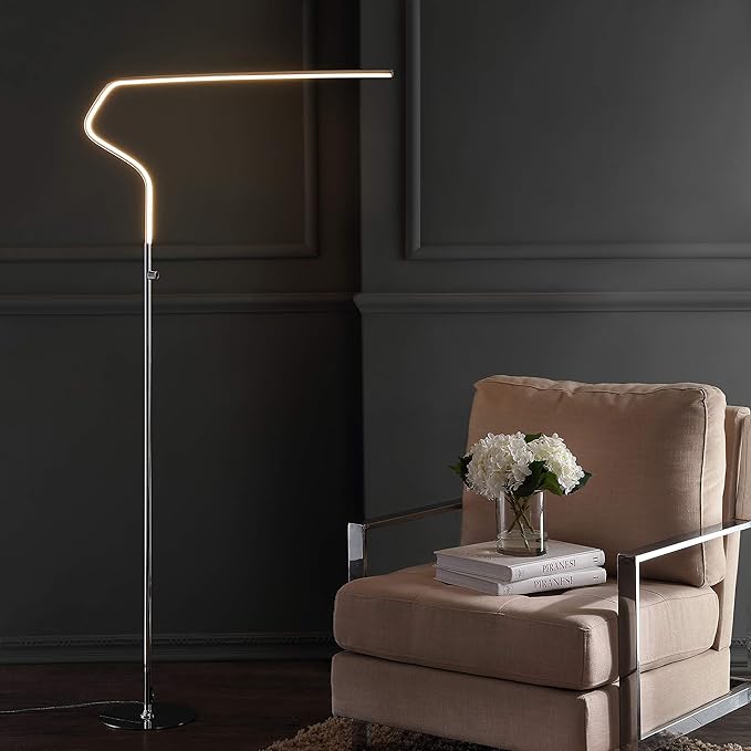 JONATHAN Y JYL7020A Julian 65.25" Integrated LED Metal Floor Lamp Minimalistic - Image 3