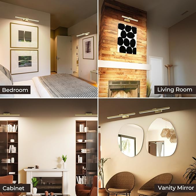 Wireless Picture Lights for Wall, Battery Operated Wall Light for Painting - Image 8