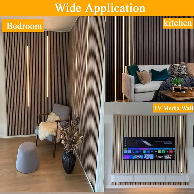 Black Wall Panels LED Lights, Under Cabinet Light - Image 4