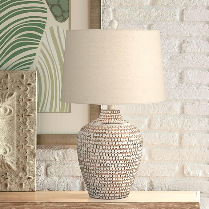 Regency Hill Alese 23 1/2" High Textured Dot Jug Small Farmhouse Rustic Coastal - Image 6