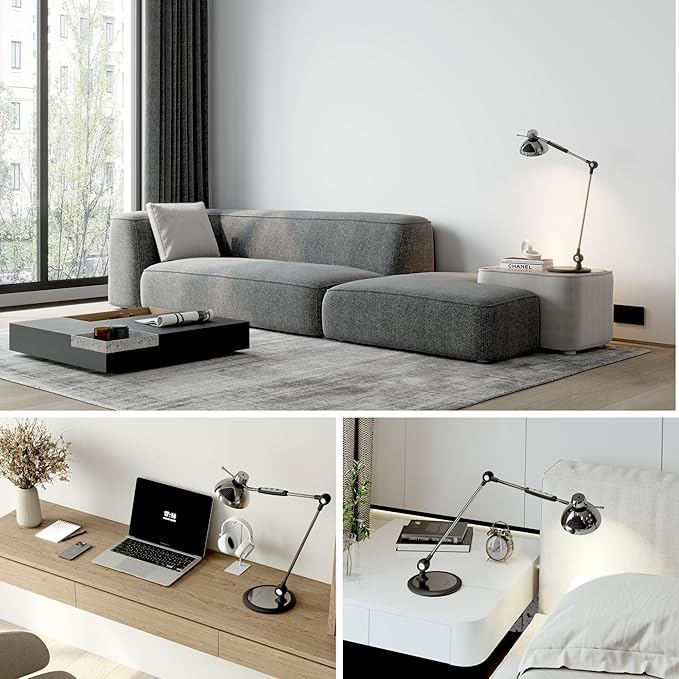 OTUS Desk Lamp for Home Office | Tall LED Architect Desk Light - Image 7