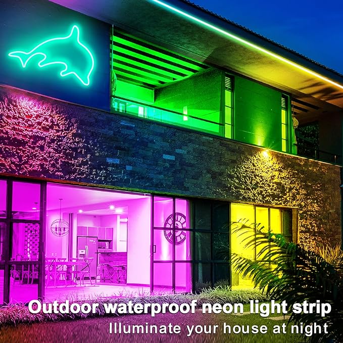 100FT RGB LED neon Rope Lights LED neon Lights - Image 5