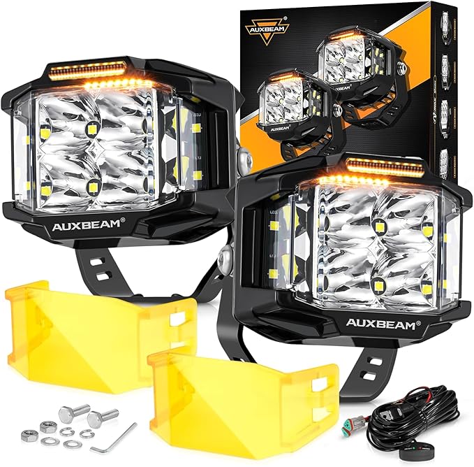 Auxbeam 4" 92W Cube LED Pod by Auxbeam