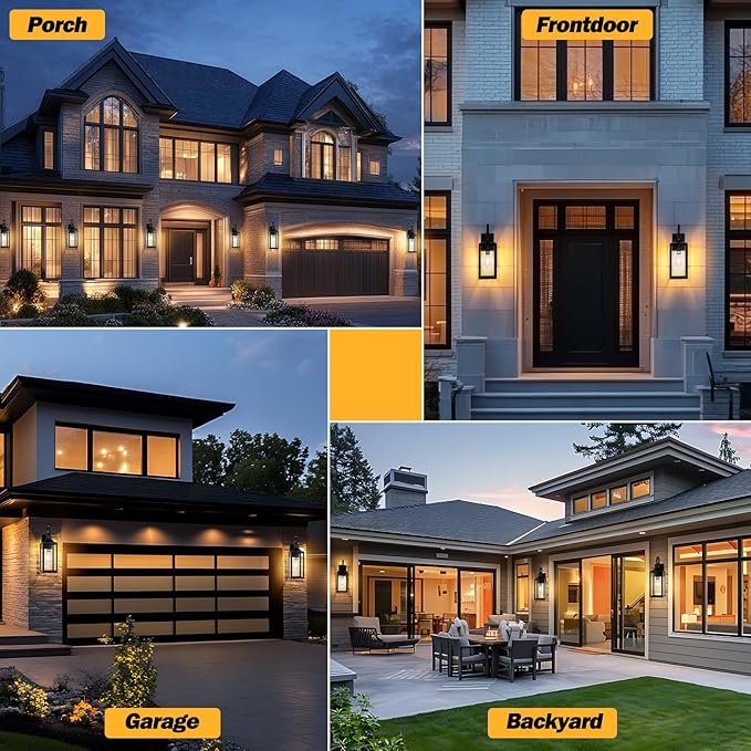 Dusk to Dawn Outdoor Wall Light, Waterproof Outdoor Lighting - Image 7