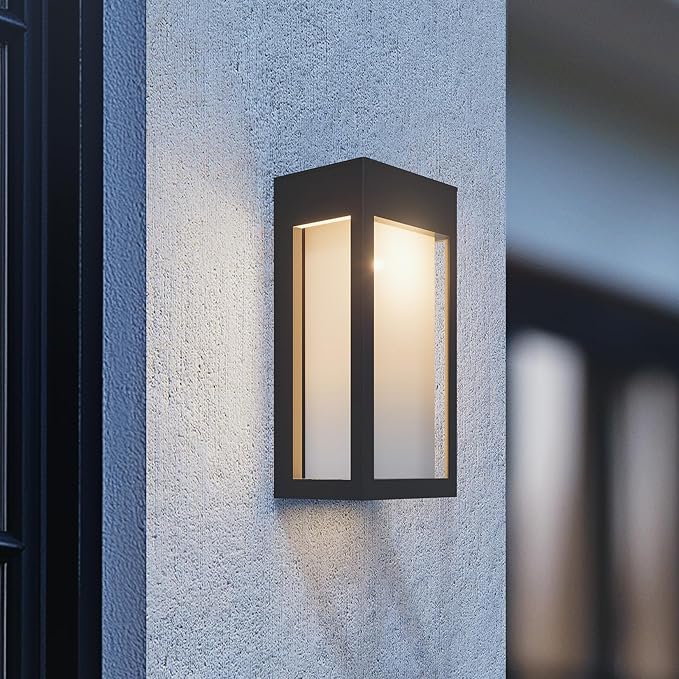 Solar Yard 4-Pack Outdoor Wall Lights, Light Fixture, LED Exterior Lighting - Image 2