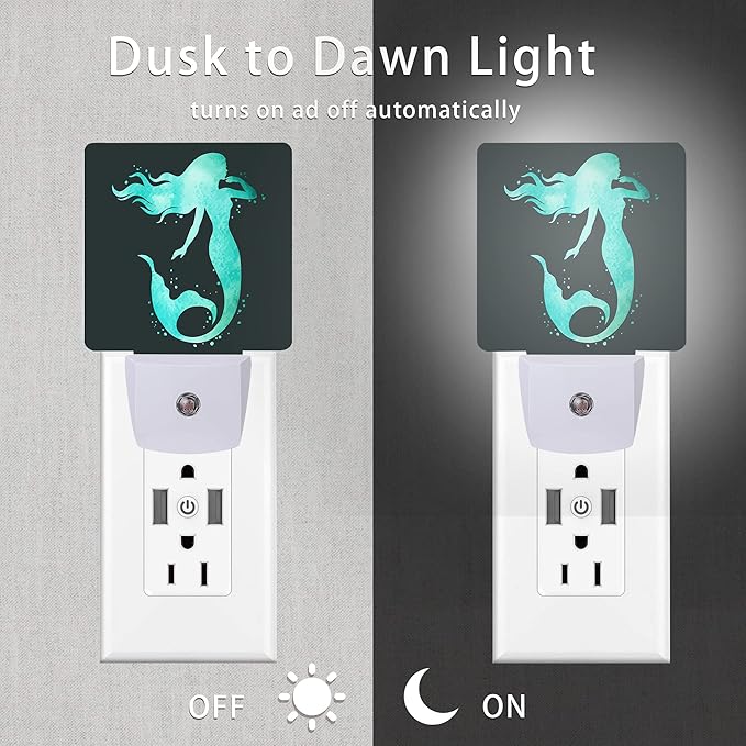 Summer Sea Fish Night Light, Led Lights Indoor Home Decor 0.5W Nightlight Sleep - Image 3
