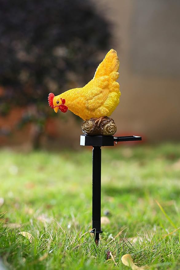 Outdoor Chicken Solar Lights: Garden Decor - Image 2