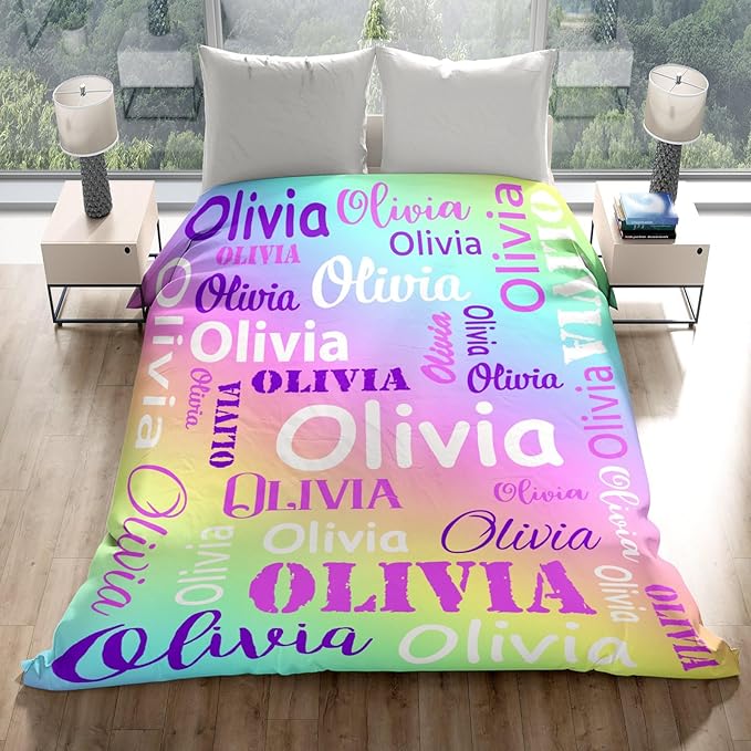 Gudina Personalized Name Blankets Custom Blanket - Image 5