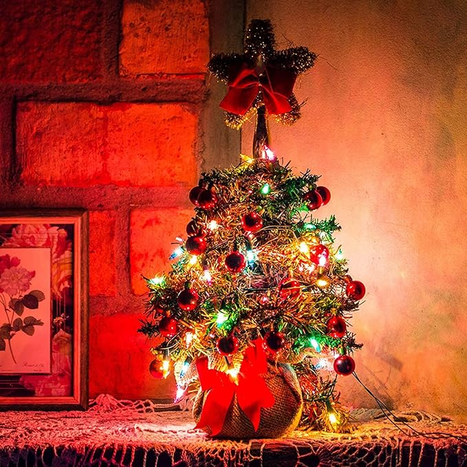 Christmas Light, 33ft 100 LED Battery Operated String Lights - Image 6