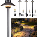 Gardenreet Solid Cast Brass Pathway Lights, Low Voltage Landscape Path Light by Gardenreet