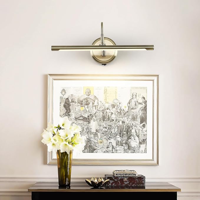 JOOSENLUX Modern Wall Lights Battery Operated Antique Bronze Wireless Picture - Image 8