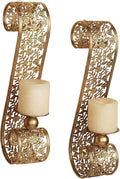 Touch of Class Classic Elegant Scrolling Diandre Metal Wall Sconce Pair by TouchofClass