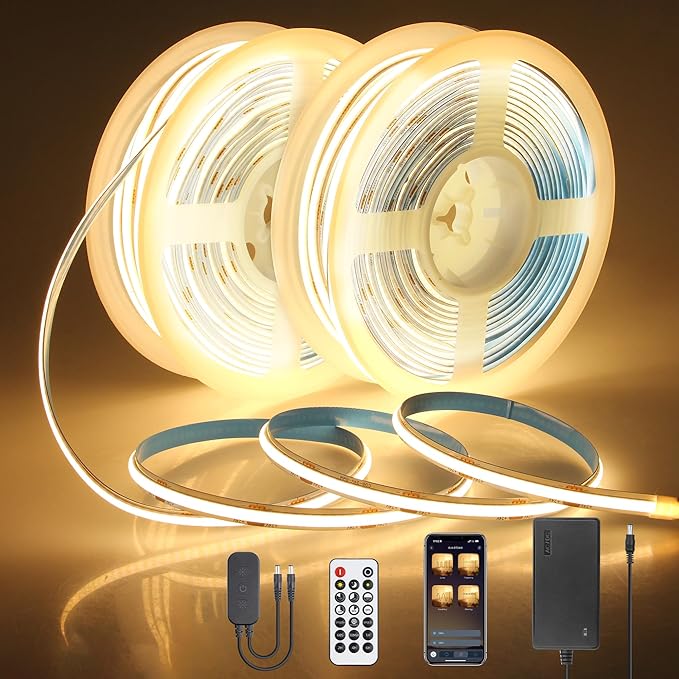 131.2FT 24V COB Led Strip Lights 3000K by Samsion